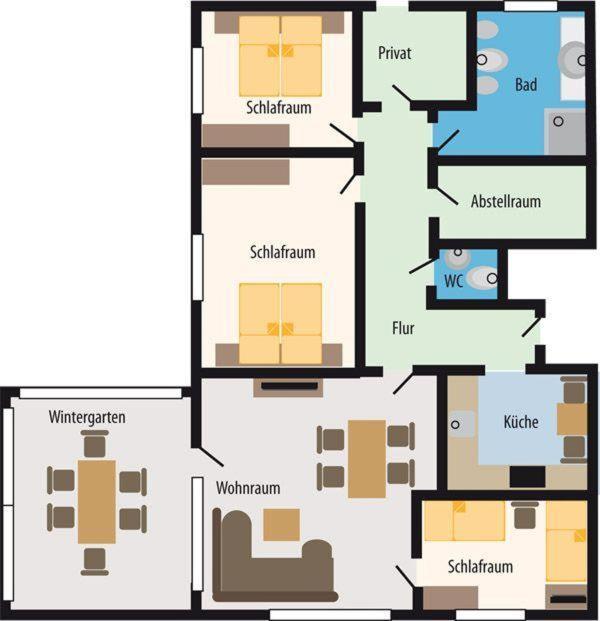 Haus Lily Nr.02 Bis Zu 6 Personen Davon Max. 2 Kinder بوسم المظهر الخارجي الصورة